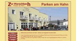 Desktop Screenshot of parken-am-hahn.info