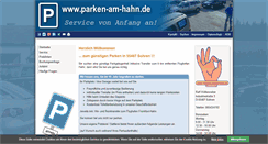 Desktop Screenshot of parken-am-hahn.de